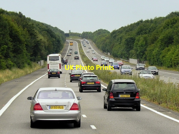 Photo 6"x4" Southbound M3 Abbots Worthy c2014