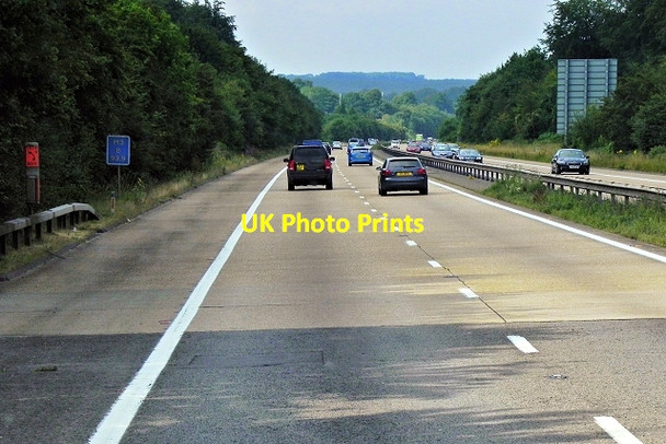 Photo 6"x4" M3 through Micheldever Wood Micheldever c2014