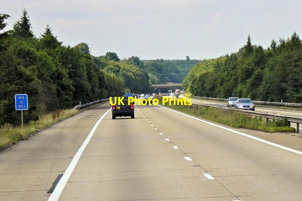Photo 6"x4" Northbound M3 near East Stratton East Stratton c2014