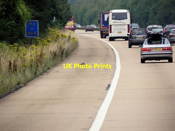 Photo 6"x4" Southbound M3, East Stratton East Stratton c2014