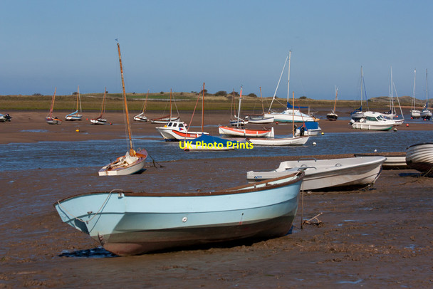 Photo 6"x4" Tidal creek, Brancaster Staithe Brancaster Staithe c2014