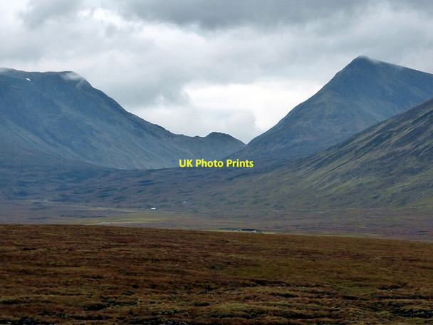 Photo 6"x4" A view across Ben Alder Forest towards Culra Bothy Allt a' Chaoil-r\u00e8idhe c2014