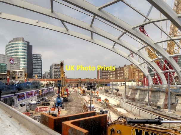 Photo 6"x4" Construction Site at Manchester Victoria Station, Sept 2014 Manchester c2014