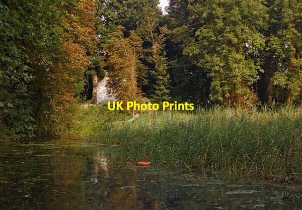 Photo 6"x4" Lower millpond, Oare Gunpowder Works Faversham c2014
