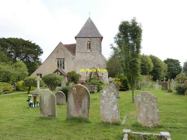 Photo 6"x4" Church of St. Mary the Virgin, Yapton, West Sussex Burndell c2014