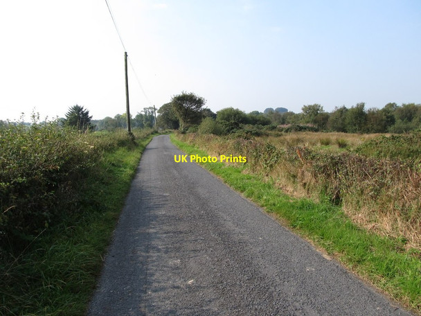 Photo 6"x4" View south-westwards along the eastern end of Teer Road Crossmaglen c2014