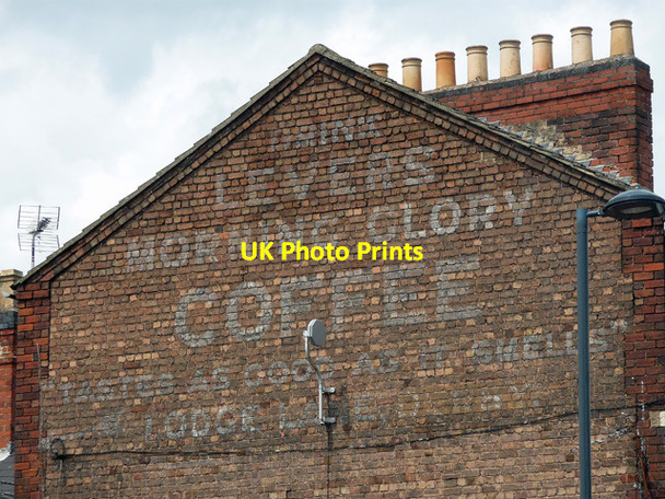 Photo 6"x4" Ghost sign, King Street, Derby Derby\/SK3535 c2012