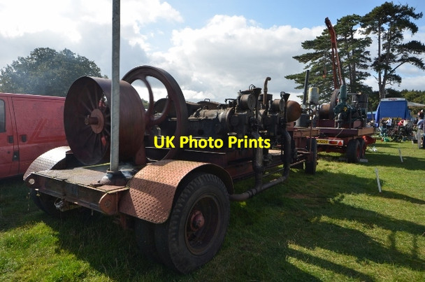 Photo 6"x4" Crossley engine Blythburgh c2014 P1