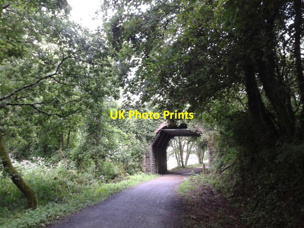 Photo 6"x4" Polbrock bridge over the Camel Trail Burlorne Tregoose c2014