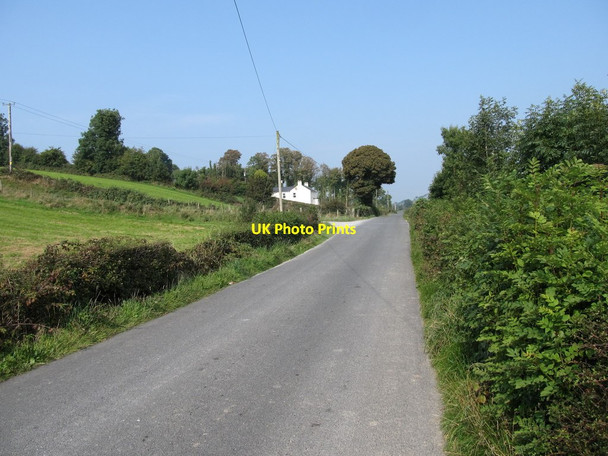 Photo 6"x4" View north-northwest along the L3700 Drumakill c2014