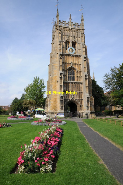 Photo 6"x4" Abbey Tower, Evesham Evesham c2014