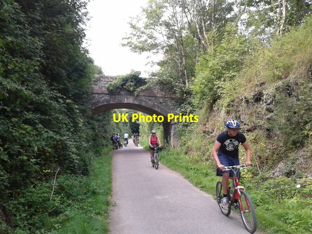 Photo 6"x4" On the Camel Trail heading to Padstow Wadebridge c2014