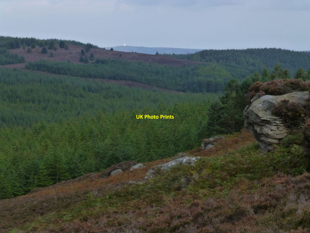 Photo 6"x4" View from the crags under Long Crag Callaly c2014