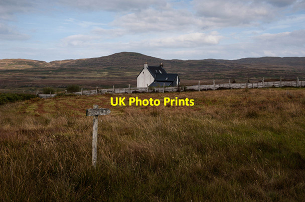 Photo 6"x4" Footpath around The Old Schoolhouse Kilninian c2014