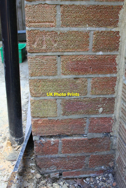 Photo 6"x4" Benchmark on #69 Wilderness Road Earley c2014