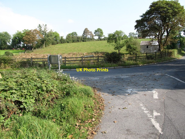 Photo 6"x4" The junction of Kiltybane and Cloghoge Roads in Sheetim TD Cullyhanna c2014