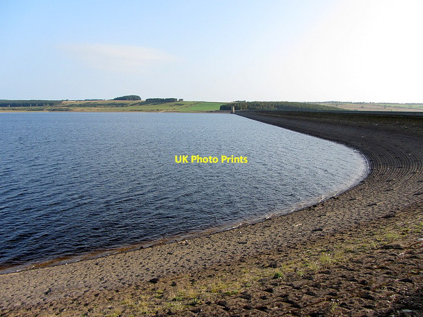 Photo 6"x4" Dam, Derwent Reservoir Edmondbyers c2014