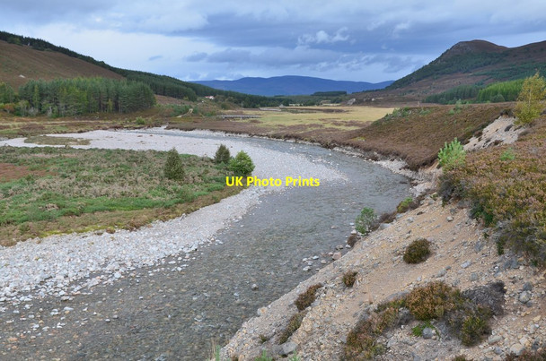 Photo 6"x4" River Feshie south of Achleum Carnachuin c2014