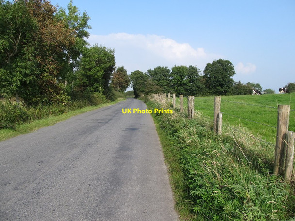 Photo 6"x4" View north-eastwards along the final section of Carran Road Creggan\/H9316 c2014