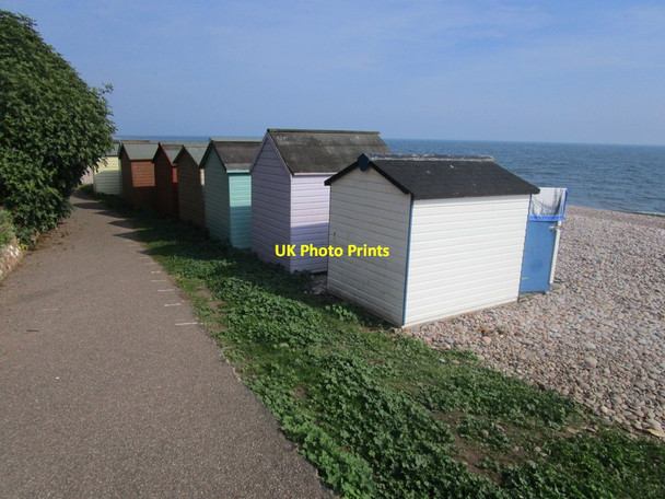 Photo 6"x4" Beach huts, Budleigh Salterton Budleigh Salterton c2014