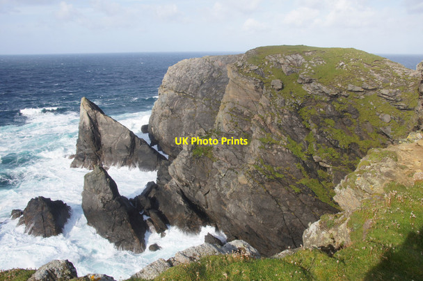 Photo 6"x4" South Geo of Brough, Flubersgerdie, west of Woodwick Quoys\/HP6112 c2014