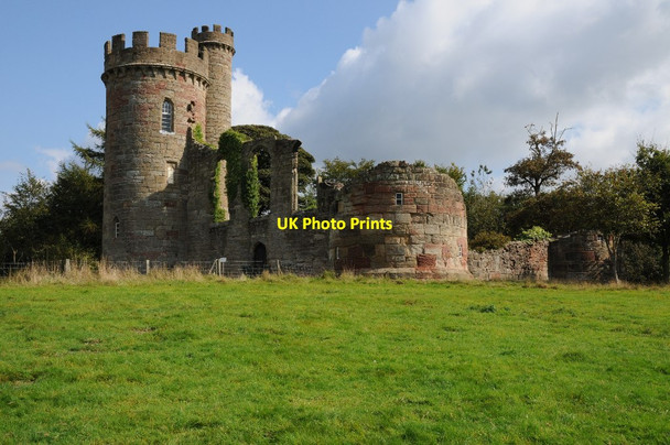 Photo 6"x4" Castle in Hagley Park Clent c2014 P1