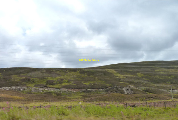 Photo 6"x4" Scarred moorland Allt an Tuirc\/NN6277 c2014