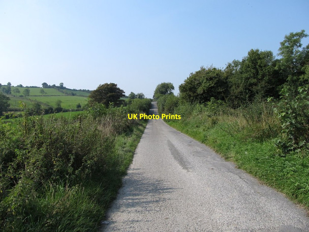Photo 6"x4" Minor road on the north side of St Peter's Lough Drumakill c2014