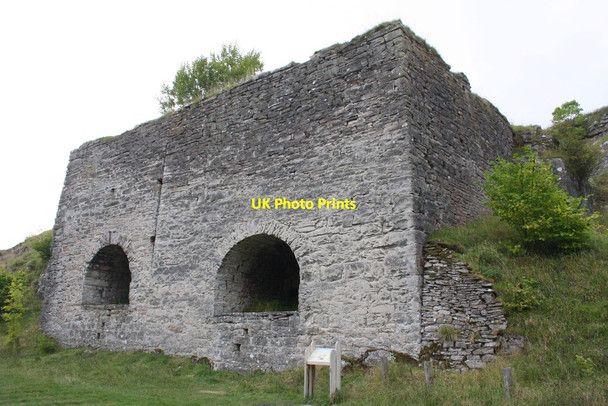 Photo 6"x4" Lime kilns beside dismantled railway Brownber\/NY7005 c2014