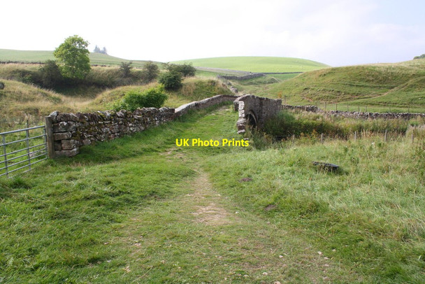 Photo 6"x4" Smardale Bridge with pillow mounds beyond Greenside\/NY7104 c2014
