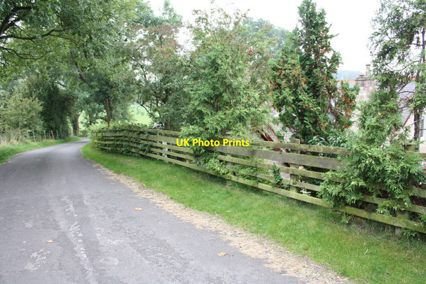 Photo 6"x4" School Lane where it crosses dismantled railway trackbed Smardale c2014