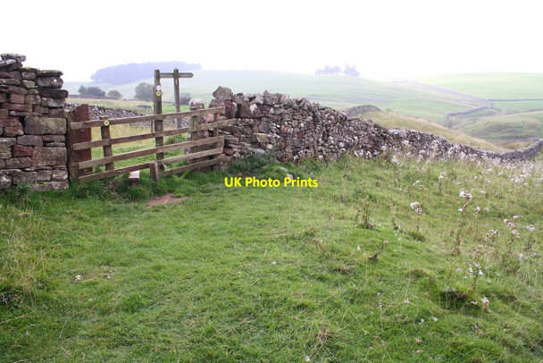 Photo 6"x4" Stile in dry stone wall east of Smardale Bridge Greenside\/NY7104 c2014