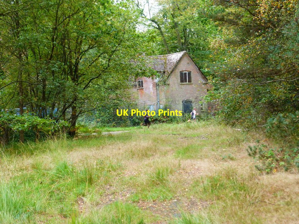Photo 6"x4" Blackwater Lodge on Yately Common Cricket Hill c2014