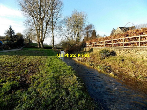 Photo 6"x4" Stream on the NW side of Cutwell Ford, Tetbury Tetbury c2013