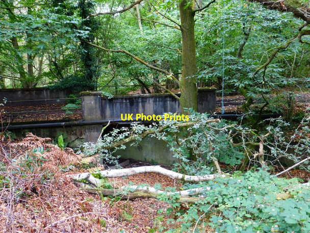 Photo 6"x4" Looking from the bridleway to a bridge on the parallel track Darby Green c2014