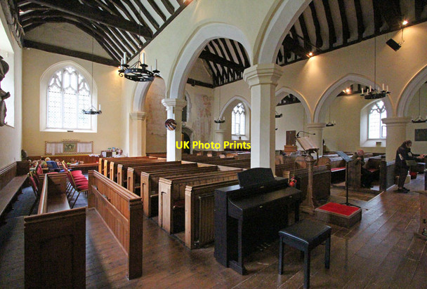 Photo 6"x4" St Mary West Horsley - Interior West Horsley c2014