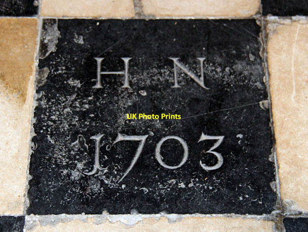 Photo 6"x4" St Mary West Horsley - Ledger slab West Horsley c2014