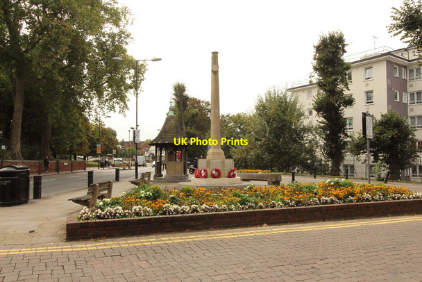 Photo 6"x4" War Memorial, Charlton Greenwich\/TQ3977 c2014