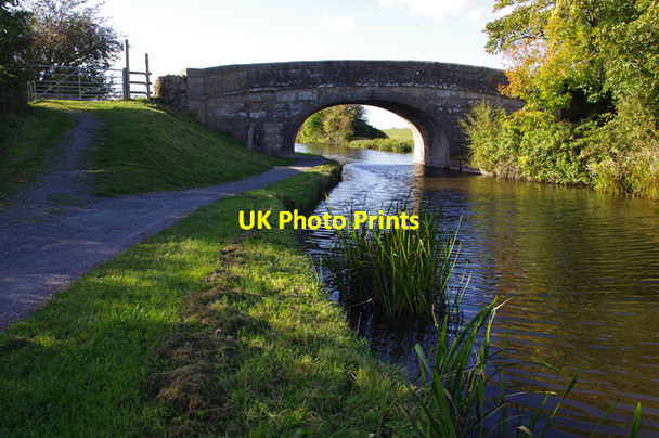 Photo 6"x4" Folly Bridge, Lancaster Canal Bare c2014