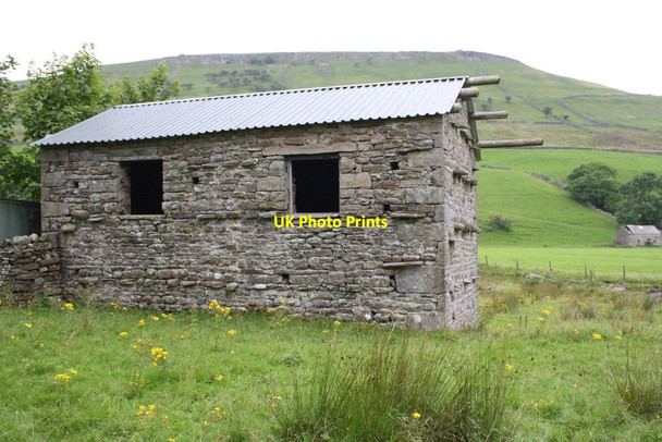 Photo 6"x4" Barn off the B6259 below High Bank Scar Outhgill c2014