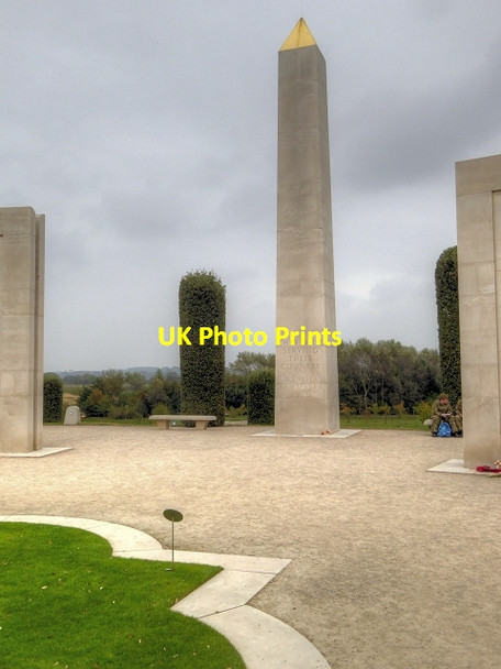 Photo 6"x4" Armed Forces Memorial, The Obelisk Croxall c2014