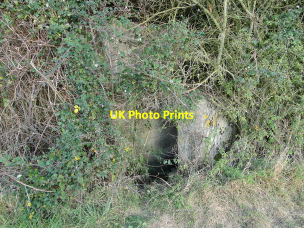 Photo 6"x4" Pillbox in Gallows Lane Button's Green c2014