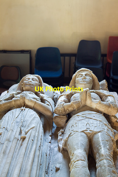 Photo 6"x4" Church of St Mary & St Nicholas, Beaumaris - Bulkeley tomb (detail 2) Beaumaris c2014