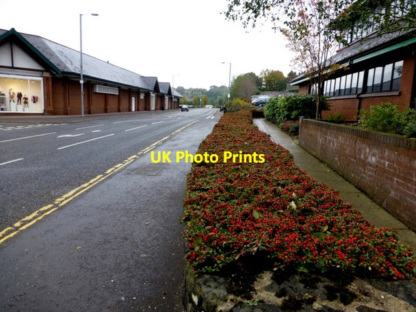 Photo 6"x4" Low level stone wall with berried coping, Omagh Omagh c2014