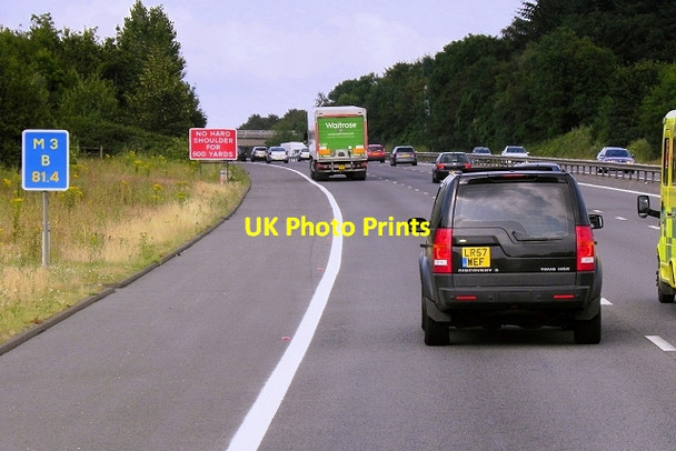 Photo 6"x4" Eastbound M3 at DLS M3 B81.4 Broadmere c2014