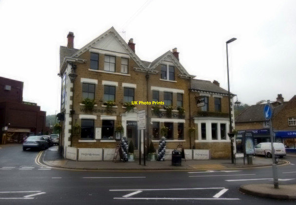 Photo 6"x4" Wagon and Horses on Market Place, Chapeltown Chapeltown\/SK3596 c2014