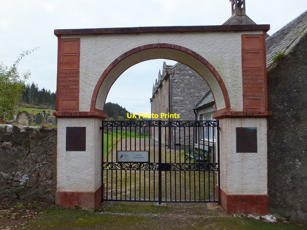 Photo 6"x4" War memorial, Dores Dores c2014