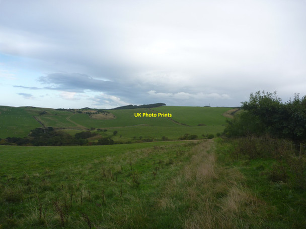 Photo 6"x4" Rural Berwickshire : On The Dowlaw-Lumsdaine Track Fast Castle c2014