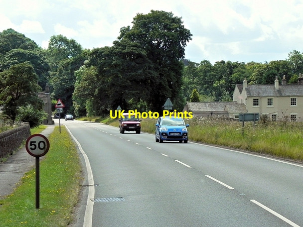 Photo 6"x4" A623 Baslow Road, South of Calver Bubnell c2014