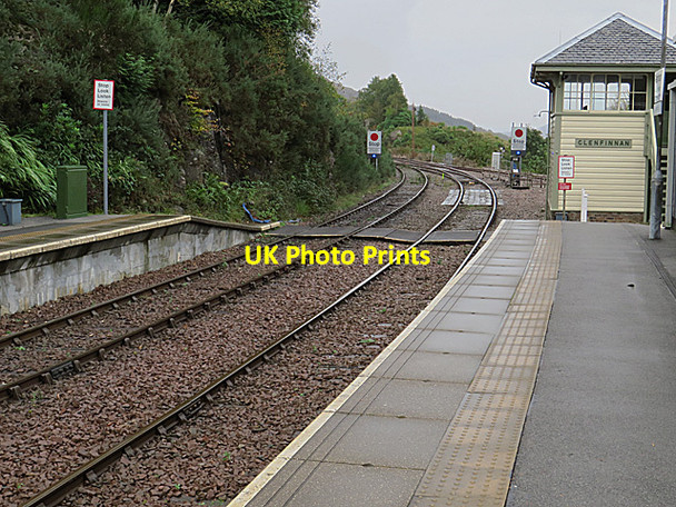 Photo 6"x4" Eastern exit from Glenfinnan Station Glenfinnan c2014